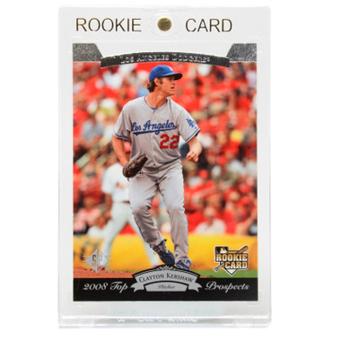 Clayton Kershaw Los Angeles Dodgers 2008 Upper Deck Timeline # 187 Rookie Card