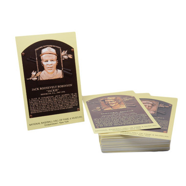 Los Angeles / Brooklyn Dodgers Baseball Hall of Fame Plaque Postcard Team Set (63)