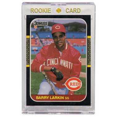 Barry Larkin Cincinnati Reds 1987 Topps # 648 Rookie Card