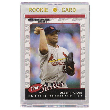 Albert Pujols St. Louis Cardinals 2001 Donruss The Rookies # R97 Rookie Card