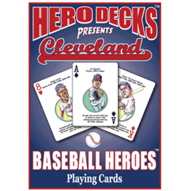 Hero Decks Caricature Playing Cards For Cleveland Indians Fans