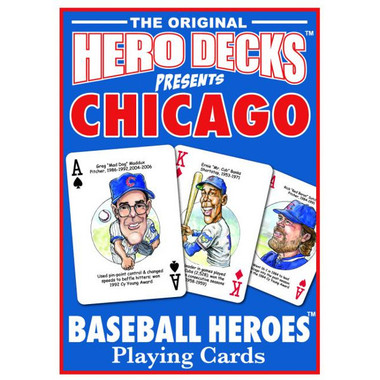 Hero Decks Caricature Playing Cards For Chicago Cubs Fans