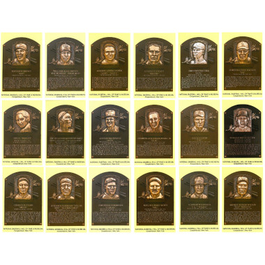 Class of 2006 Baseball Hall of Fame Plaque Postcard Set of 18