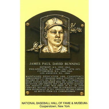 江*】様 メジャーリーグベースボールプレート Jim Leyland Baseball Hall of Fame Plaque Postcard