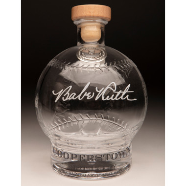 Babe Ruth Cooperstown Distillery Hall of Fame Signature Series Baseball Decanter