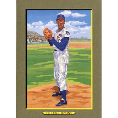 Fergie Jenkins Perez-Steele Hall of Fame Great Moments Limited Edition Jumbo Postcard # 93