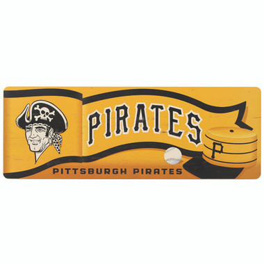 Open Road Pittsburgh Pirates 10 x 28 Wood Cooperstown Collection Wall Art