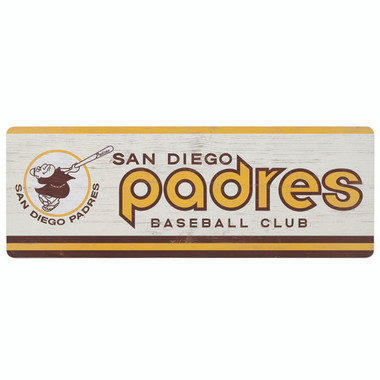 Open Road San Diego Padres 10 x 28 Wood Cooperstown Collection Wall Art