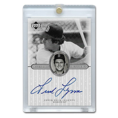 Fred Lynn Autographed Card 2000 Upper Deck Century Legends