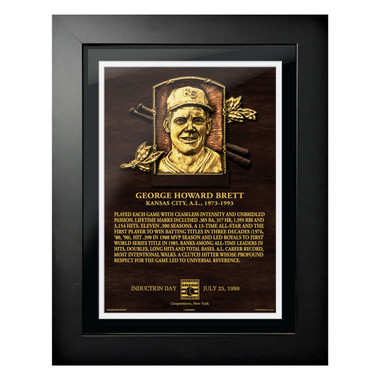 George Brett Baseball Hall of Fame 18 x 14 Framed Plaque Art