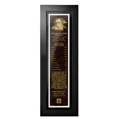 Frank Thomas Baseball Hall of Fame 24 x 8 Framed Plaque Art