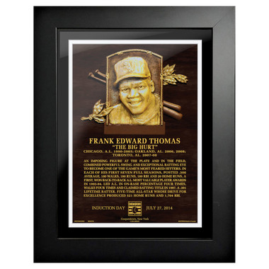 Frank Thomas Baseball Hall of Fame 18 x 14 Framed Plaque Art