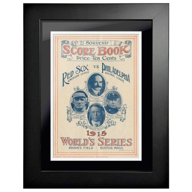 1915 World Series Program Cover 18 x 14 Framed Print #1