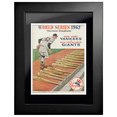 1962 World Series Program Cover 18 x 14 Framed Print #1