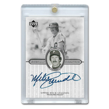 Mike Schmidt Autographed Card 2000 Upper Deck Century Legends