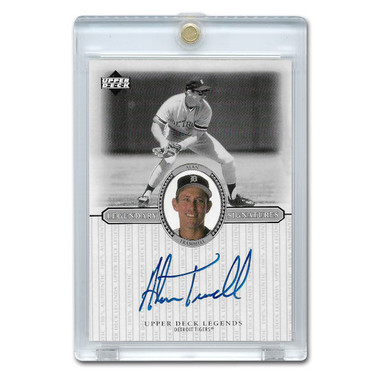 Alan Trammell Autographed Card 2000 Upper Deck Century Legends