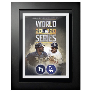 2020 World Series Program Cover 18 x 14 Framed Print