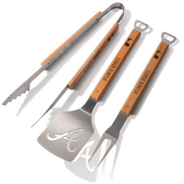 Atlanta Braves Classic Series 3-Piece BBQ Set