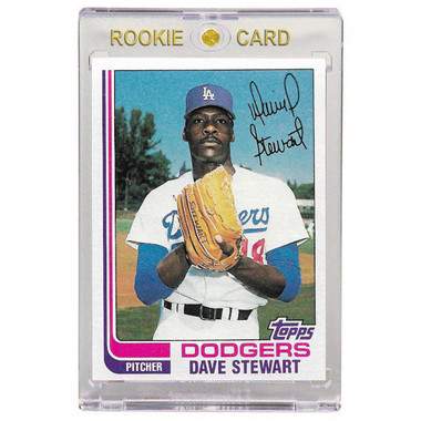 Dave Stewart Los Angeles Dodgers 1982 Topps # 213 Rookie Card