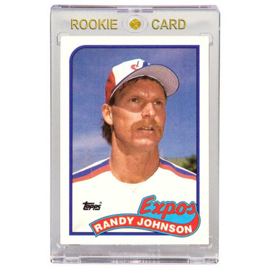 Randy Johnson Montreal Expos 1989 Topps # 647 Rookie Card