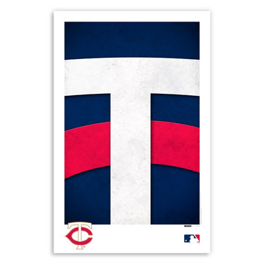 Minnesota Twins Minimalist Team Logo Collection 11 x 17 Fine Art Print by artist S. Preston