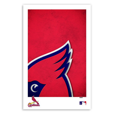 St. Louis Cardinals Minimalist Team Logo Collection 11 x 17 Fine Art Print by artist S. Preston