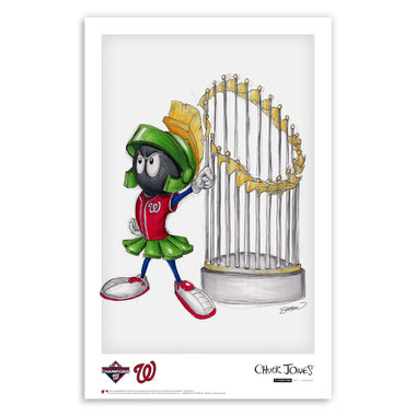 Texas Rangers World Series Champs Marvin the Martian Minimalist