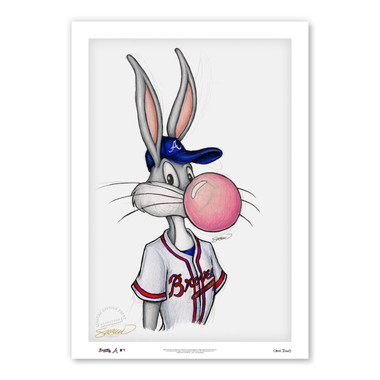 Atlanta Braves Blooper 14 x 20 Mascot Limited Edition Fine Art Print