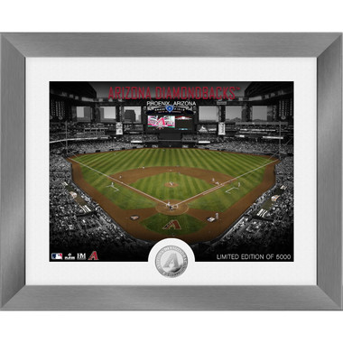 Highland Mint Arizona Diamondbacks Art Deco Stadiums Silver Coin 13 x 16 Photo Mint