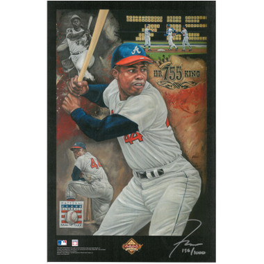 Greg Maddux 'Complete Control' Autographed Limited Edition of 11 Framed 24  x 36 Canvas Giclee (Justyn Farano)