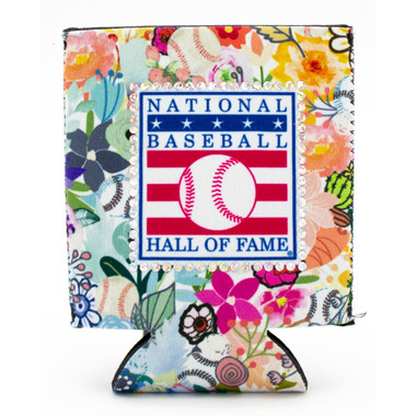 Baseball Hall of Fame Logo Flower Can Cooler