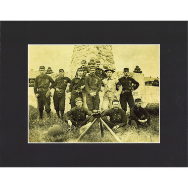 Matted 8x10 Photo- 7th Calvary Troop 1899