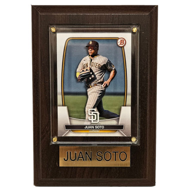 Juan Soto San Diego Padres 4" x 6" Baseball Card Plaque