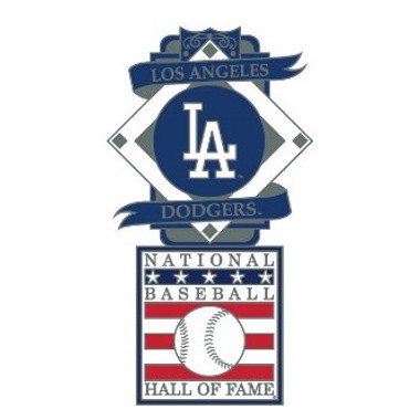 Los Angeles Dodgers Baseball Hall of Fame Logo Exclusive Collector's Pin