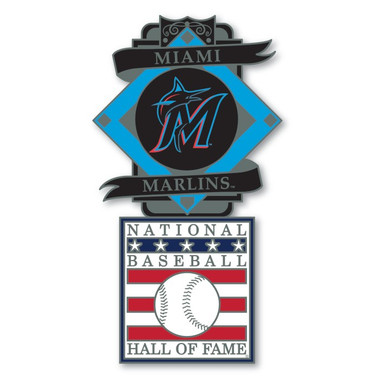 Miami Marlins Baseball Hall of Fame Logo Exclusive Collector's Pin