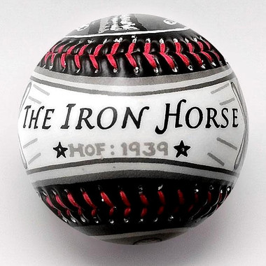 Lou Gehrig G.O.A.T. Unforgettaballs Limited Commemorative Baseball with Lucite Gift Box