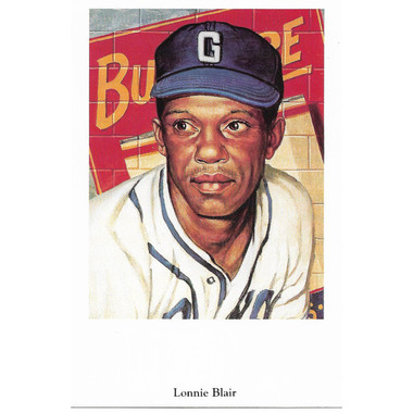 Lonnie Blair 1991 Ron Lewis Negro Leagues Fine Art Postcard # 18