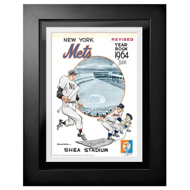 New York Mets 1964 Yearbook Cover 18 x 14 Framed Print