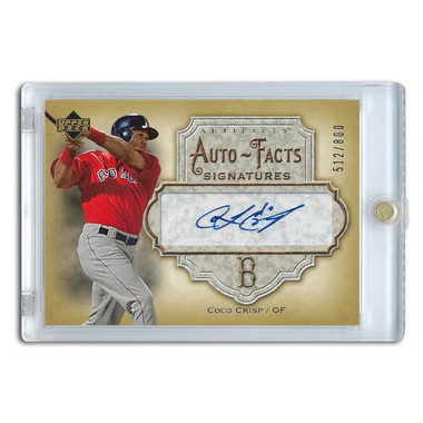 Coco Crisp Autographed Card 2006 Upper Deck Auto-Facts Ltd Ed of 800