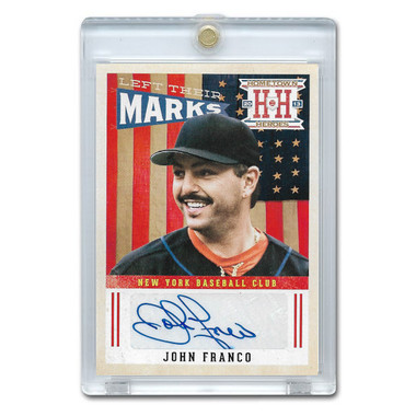 John Franco Autographed Card 2013 Panini Hometown Left Their Marks # LMJF