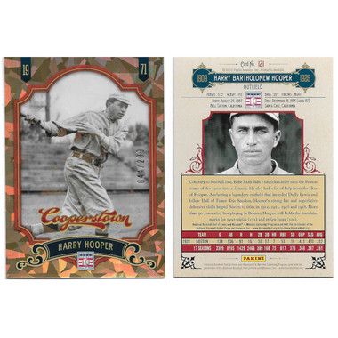 Harry Hooper 2012 Panini Cooperstown Crystal Collection # 121 Baseball Card Ltd Ed of 299
