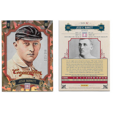 Jesse Burkett 2012 Panini Cooperstown Crystal Collection # 162 Baseball Card Ltd Ed of 299