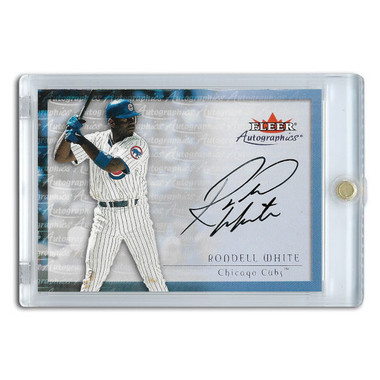 Rondell White Autographed Card 2000 Fleer Autographics