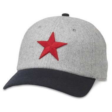 Men’s Detroit Stars Negro League Archive Legends Heather Grey & Navy Adjustable Cap