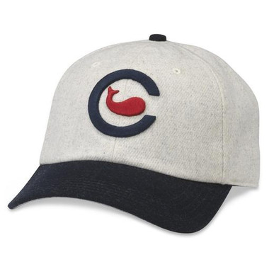 Men’s Chicago Whales Federal League Archive Legends Ivory Heather & Navy Adjustable Cap