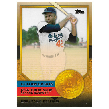 Jackie Robinson 2012 Topps Golden Greats Card # 63