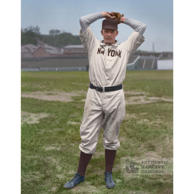 Christy Mathewson 1904 New York Giants 11 x 14 Colorized Print