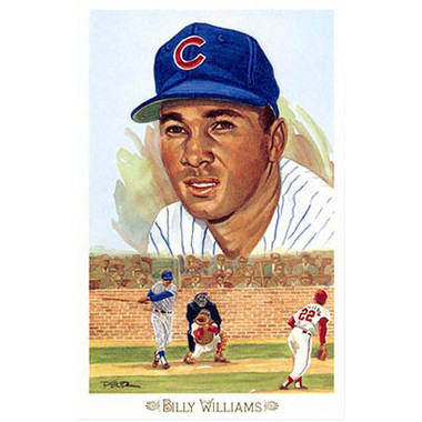 Billy Williams Perez-Steele Baseball Hall of Fame 50th 1989 Celebration Series Limited Edition Postcard # 42