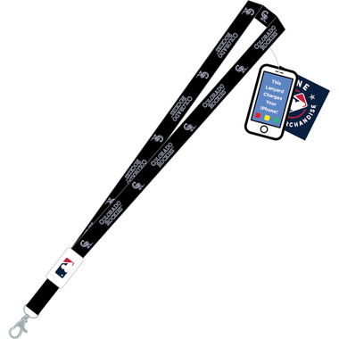 Colorado Rockies 21 Inch Charging Lanyard for iPhone