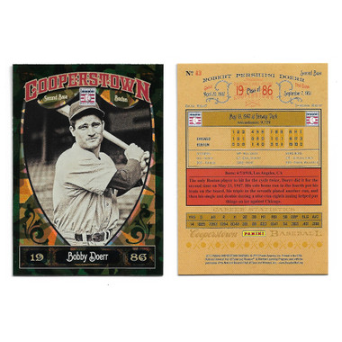 Bobby Doerr 2013 Panini Cooperstown Green Crystal # 43